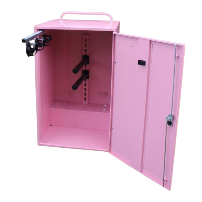 Horse Competition Metal Horse Saddle Trunk Box Steel Saddle Tack Locker Cabinet With Wheels