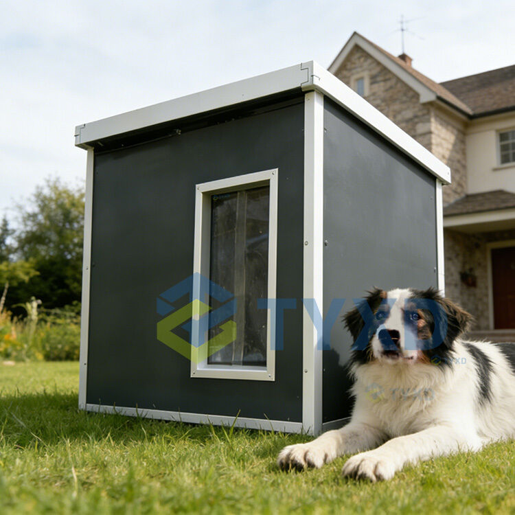 Australia Estándar Casa de perro aislada para invierno impermeable A prueba de viento Jaula para mascotas hogar al aire libre fácil de instalar Casa de mascotas limpia fácil