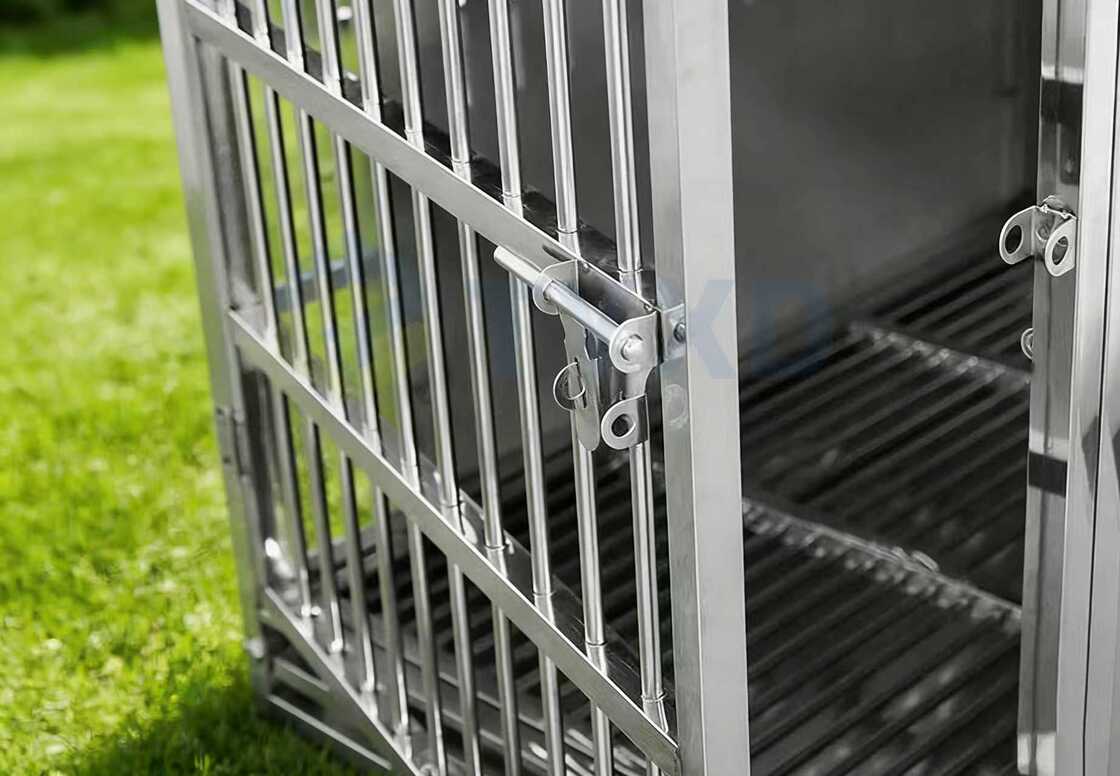 TYXD Stal Nierdzewna Klatka dla Psa Typ Montażu Metalowe Kojce dla Zwierząt