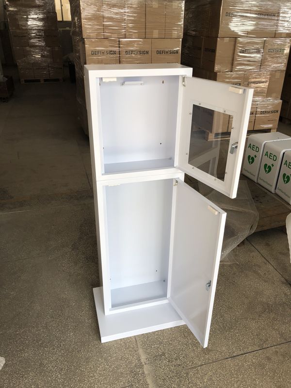 Outdoor Free Standing Emergency Defibrillator Box For First Aid Storage