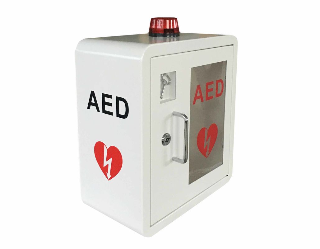 Gebogen Defibrillator Muur Opgezette de Doos Hoge Veiligheid van Hoekaed voor Binnen