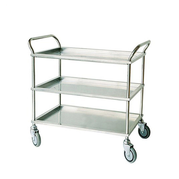 Productos de metal de encargo de la alta durabilidad, carretilla médica del hospital del acero inoxidable