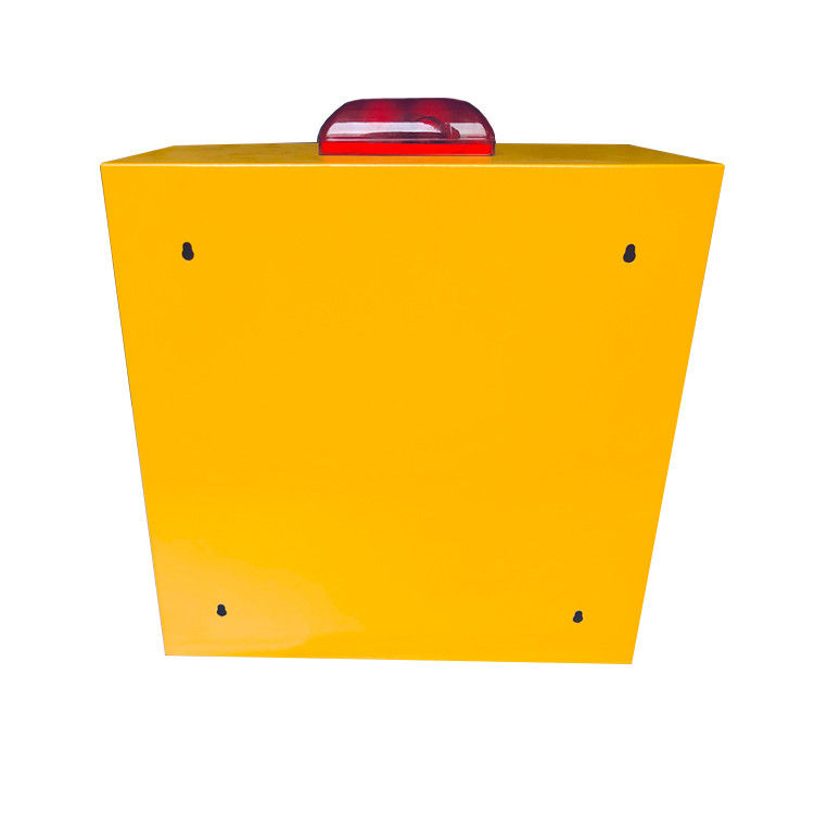 Gabinetes alarmados color amarillo del Defibrillator del AED con la luz del estroboscópico